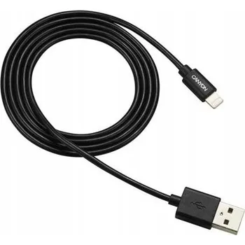 Datový kabel Kabel Canyon USB - Apple Lightning, 1 m, černý