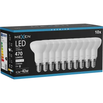 Žárovka Mexen Nova 10x LED žárovka E14, R50, 4,5W, Neutrální - 4000K, 470 lm - L103-E14-0540-01x10 Żarówki LED