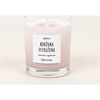 Svíčka Sójová vonná svíčka borůvka, ostružina Sojka 1 ks