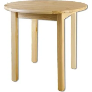 Nábytek Jídelní stůl ST105 povrchová úprava Moření Dub průměr stolu 50