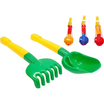 Pískoviště Mikro Trading Lopatka + hrabičky 10m+ modrá