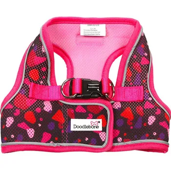 Postroj pro psa Doodlebone Postroj Snappy Bubblegum Party 4