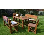 Zahradní set MO 101 - 150 cm moření výběr povrchové úpravy Ořech