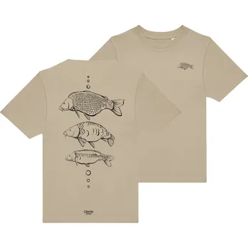 Pánské tričko Giants fishing Tričko dětské béžové Tři kapři Varianta: vel. 5-6 Let
