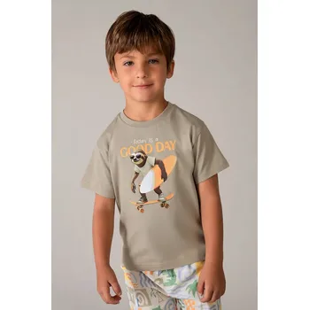 Oblečení a móda Dětské bavlněné tričko Mayoral 3064.5D.Mini.PPY2 zelená 19X, vel. 98