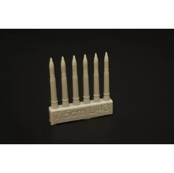 Plastikový model Hauler 1/72 7,5cm L/43 ammo for Pz.IV ausf.G/H/J (resin)