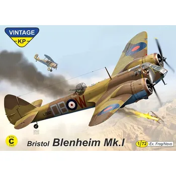 Plastikový model Kovozávody 1/72 Bristol Blenheim Mk.I (3x camo) VINTAGE