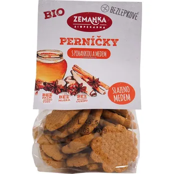 Biopekárna Zemanka Bezlepkové pohankové perníčky BIO 100 g