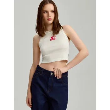 Dámské tričko Top s potiskem Starter - S - House - bílý - 179DZ-00X