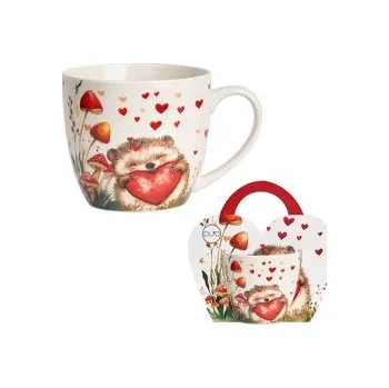 Kubek 460 ml w "koszyczku" JEŻ