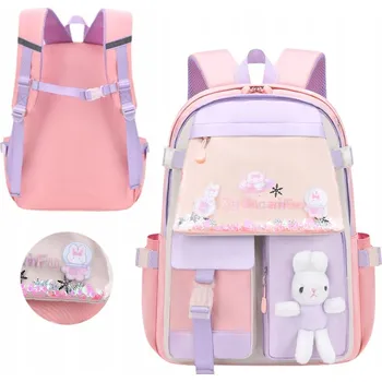 Školní batoh vícekomorový Lilo a Stitch Ecarla vícebarevný 1 l