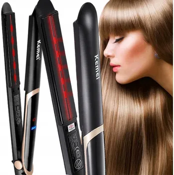 Žehlička na vlasy Žehlička Na Vlasy Kemei 2019