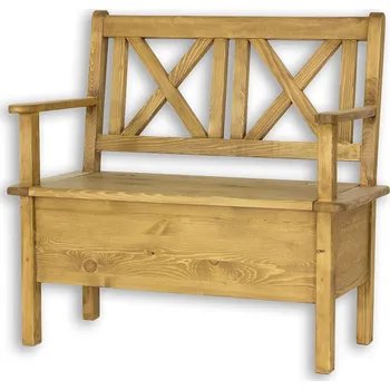 Jídelní set Lavice s područkou NR700 povrchová úprava - včelí vosk Bělený včelí vosk délka lavice 100cm