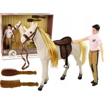 Panenka Panenka s bílým koněm, figurky a příslušenství