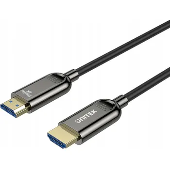 Video kabel Unitek Optický HDMI 2.1 kabel AOC 8K 120Hz, 80 m