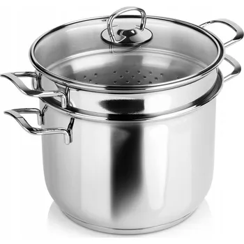 Hrnec Hrnec NA VAŘENÍ zeleniny , ZELENINY, CHŘESTU, S HLUBOKOU VLOŽKOU, 6L