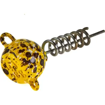 Rybářský háček Lucky John jigová hlavička BBS Wobbling Flexhead Pike yellow 28g 2ks