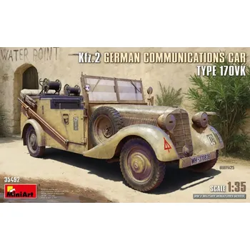 Plastikový model Miniart 1/35 Kfz.2 German Communications Car Type 170VK