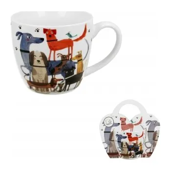 Hrnek Duo Psi na procházce porcelánový 460 ml