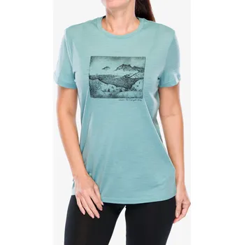 Merino triko dámské Icebreaker Merino 150 Tech Lite SS Tee Terrain - hydro