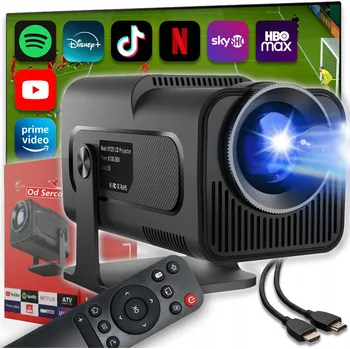 Projekční technika PROJEKTOR ANDROID 11 TV WIFI BLUETOOTH PŘENOSNÝ 300 ANSI