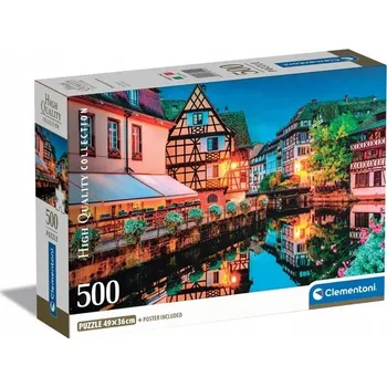 Puzzle Clementoni Puzzle 500 dílků Kompaktní Dalmatin s barvami