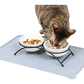 Miska pro psa SILIKONOVÁ PODLOŽKA POD MISKU PRO PSA KOČKU MATA