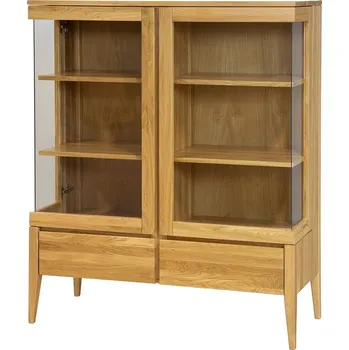 Vitrína KW336 povrchová úprava dub DUB přírodní