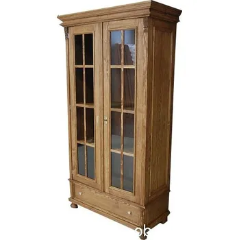 Ložnicová sestava Vitrína se zásuvkou masiv - Charles povrchová úprava OSMO - č. 3101 - Přírodní