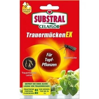Zahradní dekorace Substral Celaflor Fungus Gnat EX, 4 x 7,5 ml Koncentrát - proti larvám houbových komárů a dalším