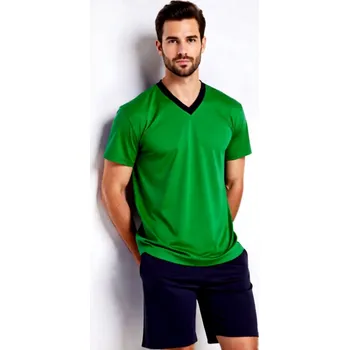 Pánské pyžamo Pánské Pyžamo Krátké FOLTÝN PK 255 Velikost: 6XL