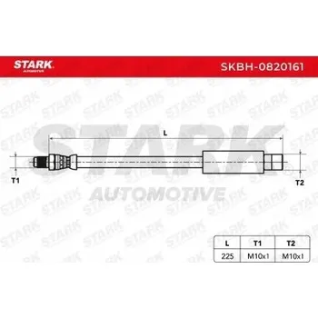 Brzdová hadice Stark SKBH-0820161 Brzdová hadice