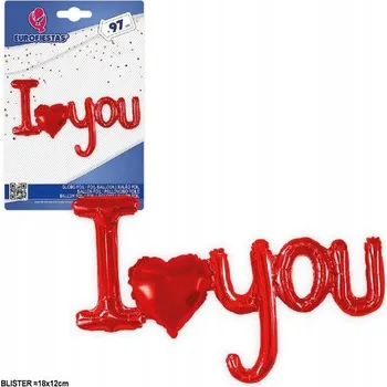 Balónek Červený kovový balónek