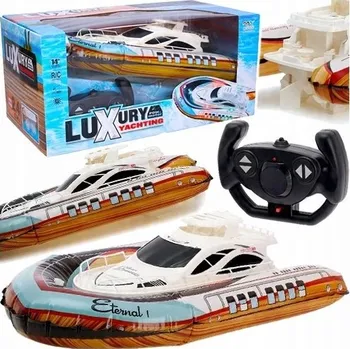 RC model auta LOĎ DÁLKOVĚ OVLÁDANÁ NAFUKOVACÍ R/C JACHTA NA DÁLKOVÉ OVLÁDÁNÍ VELKÁ PRO LED RÁDIO