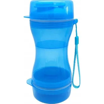 Miska pro psa CESTOVNÍ LAHEV a miska 2v1 Lahev Na Pití NAPÁJEČKA na vodu a krmivo DOGNESS 300 ml