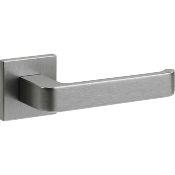 Dveřní kování Klika Fiumo - stříbrná matná (komplet 2ks)