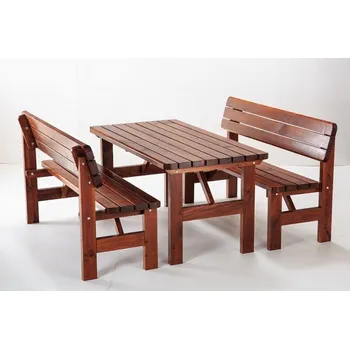 Zahradní nábytek Zahradní set Andalusia moření výběr povrchové úpravy Bez nátěru