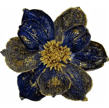 Vánoční dekorace Betlémská hvězda Vánoční Hvězda Granátové brokát - 46 cm - 4 KUSY