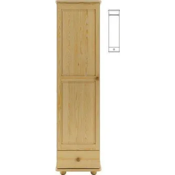 Ložnice Skříň SF124 povrchová úprava Bezbarvý přírodní lak