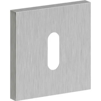 Dveřní kování Rozeta na klíč hranatá stříbrná Fiumo - komplet 2ks