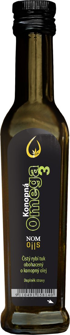 Nom oils Omega 3 s bio konopným olejem 250 ml