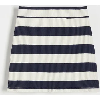 Dámská sukně Reserved - Trapézová sukně - tmavomodrá - 1257P-59X - 1257P-59X-S