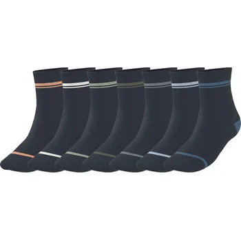 lupilu® Dětské ponožky s BIO bavlnou, 7 párů (navy modrá, 19-22)