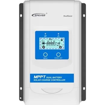 solární regulátor EPsolar DR2210-DDS solární MPPT regulátor 12/24 V, DuoRacer 20A, vstup 100V