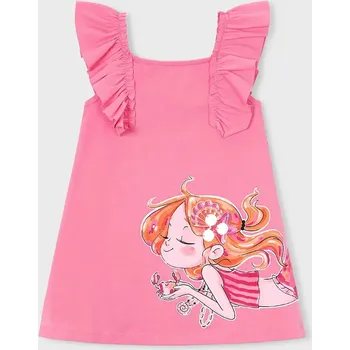 Dívčí šaty Dívčí šaty Mayoral 3943.6M.Mini.PPY2 růžová 30X, vel. 92