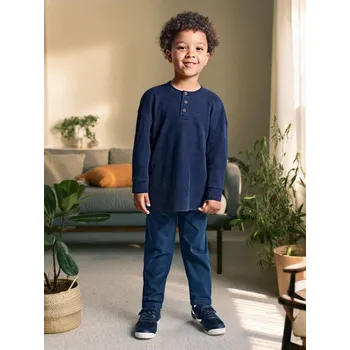 Chlapecké oblečení Sinsay - Tmavě modré džíny - námořnická modrá - 912EM-59X - 912EM-59X-110