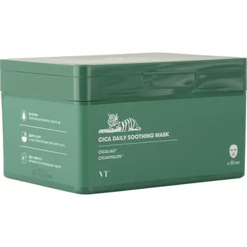Pleťová maska VT Cosmetics Cica Daily Soothing Mask 30 ks