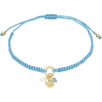 Náramek Náramek FELICITY Light Blue Gold