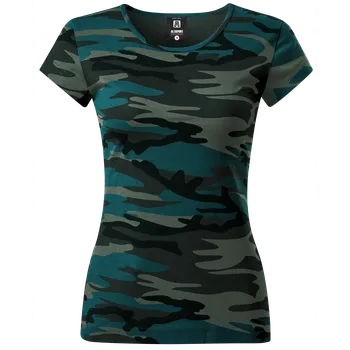 Dámské tričko Dámské triko ALTISPORT NoPrint NP/ALW22C CAMOUFLAGE/PETROL XXL