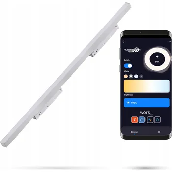 Lineární reflektor bílý LED Zigbee Flood 40W SMART TRACK 48VDC 3000-6000K